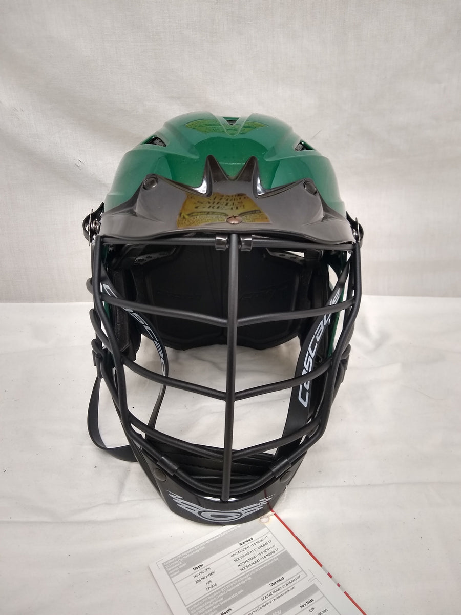 New Cascade CPV-R Size M/L Forest Green/Black Mens Lacrosse Helmet – Kleen 'N' Hard Sports