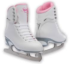 New Jackson JS 184 Tot's SoftSkate Size Yth 8 White-Pink Figure Skates