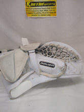 Used Bauer Supreme S190 Reg (Lt Hand) Sz Int White Hockey Goalie Goalie Catcher