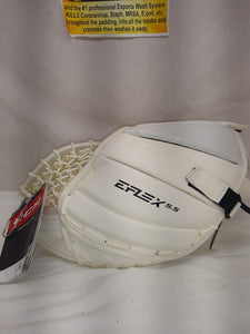 New CCM EFLEX 5.5 Reg (Lt Hand) Sz Yth White Ice Hockey Goalie Catcher