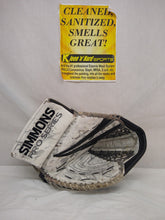 Used Simmons 996 Left Sz Sr White/Black Hockey Goalie Goalie Catcher