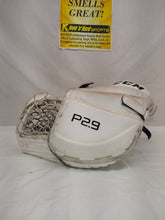 Used CCM P2.9 Reg (Lt Hand) Sz Sr White Ice Hockey Goalie Catcher