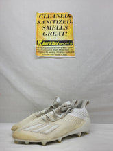 Used adidas White Size 10.5 Low Plastic Football Cleats