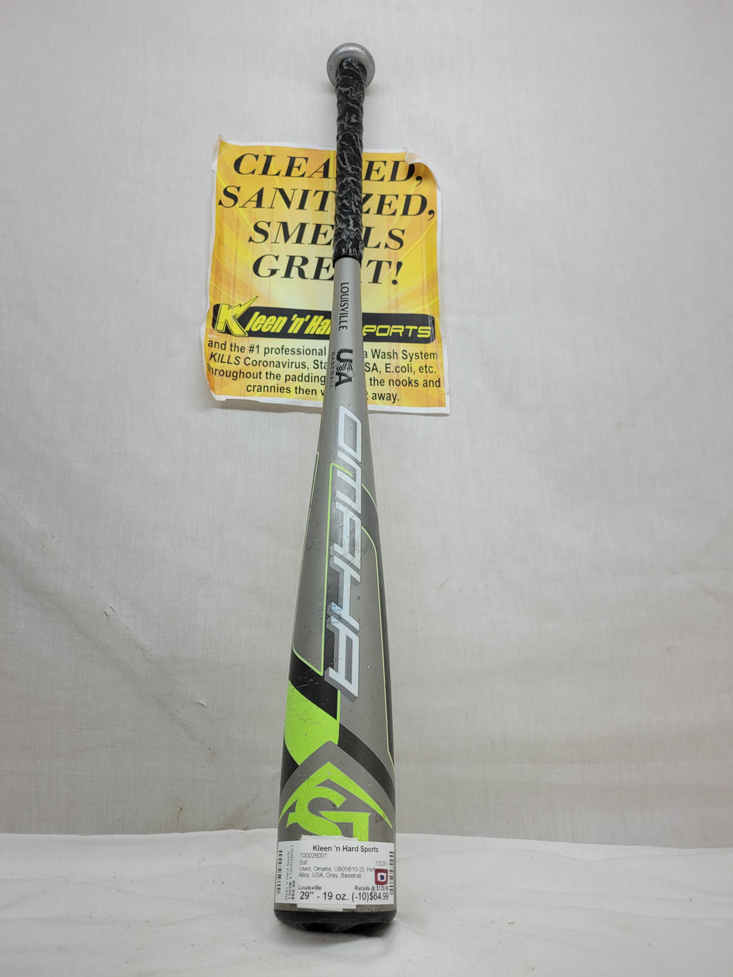 Used Louisville Omaha UB05B10-20 Bat Length-Wgt 29