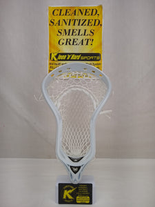 New ECD Rebel Strung Mens All White Lax Position Attack & Mid Lacrosse Head