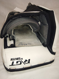 Used Warrior Ritual GT Size Int Reg (Rt Hand) White Ice Hockey Goalie Blocker