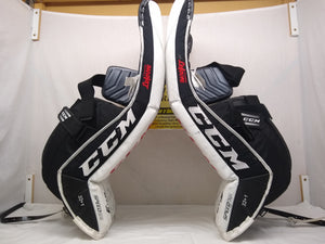 Used CCM Extreme Flex 4.9 Size 32" + 1 Chicago Ice Hockey Goalie Leg Pads