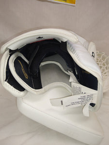 New CCM AXIS 2.9 Reg (Lt Hand) Sz Sr White Ice Hockey Goalie Catcher