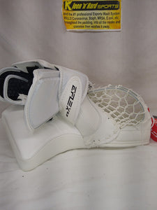 New CCM EFLEX 6.9 Reg (Lt Hand) Sz Sr White Ice Hockey Goalie Catcher