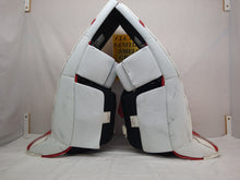 Used Brian's Gnetik X5 Size 32" + 1 White/Red Ice Hockey Goalie Leg Pads