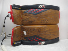 Used Brian's Sub Zero 3 Pro Size 32" + 1 blk/tan/red Ice Hockey Goalie Leg Pads