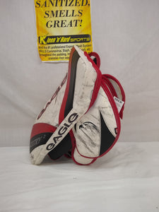 Used Eagle Sentry 2 Pro Size Sr Reg (Rt Hand) White/Red Goalie Blocker