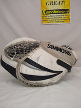 Used Simmons 996 Left Sz Sr White/Black Hockey Goalie Goalie Catcher