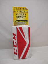 Used CCM P2.9 Size Int Reg (Rt Hand) Red-White Ice Hockey Goalie Blocker