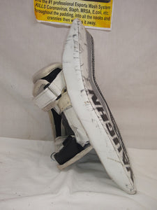 Used Vaughn Velocity VE8 XFP Size Jr Right White Ice Hockey Goalie Blocker