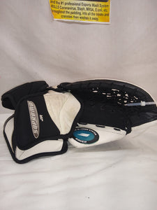 Used Bauer Supreme Junior Reg (Lt Hand) Sz Jr Black White Goalie Catcher