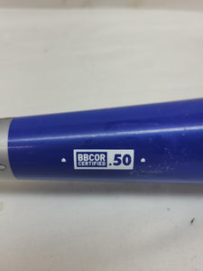 Used Louisville Solo Bat Length-Wgt 31" - 28 oz. (-3) Alloy BBCOR Blue Bat