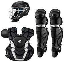 New Easton Gametime Size-Sport INT Black Baseball Catcher Equipment Set