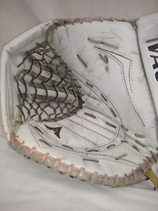 Used Vaughn Velocity V6 2000 Pro Full Rt (Rt Hand) Sz Sr White Goalie Catcher