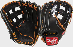 New Rawlings Heart of the Hide 13" Throws Right BLACK/TAN Glove