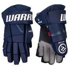 New Warrior RISE Size 11" Navy Hockey Gloves