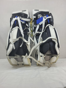 Used Bauer Reactor 4000 Size 32" + 1 White Black Goalie Goalie Leg Pads