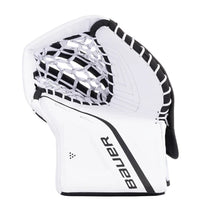 New Bauer Prodigy Reg (Lt Hand) Sz Yth Black/White Ice Hockey Goalie Catcher