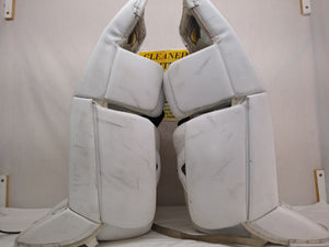 Used Vaughn Ventus SLR PRO Size 30" + 2 White Hockey Goalie Goalie Leg Pads