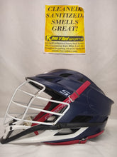 Used Cascade S Size OSFM Navy/White Mens Lacrosse Helmet