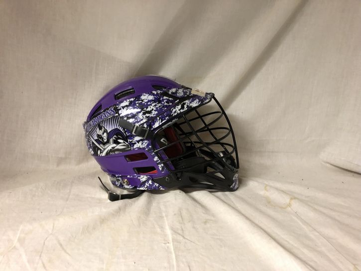 cascade football helmet Used Cascade CPX Size Sr Black-Purple Lacrosse Helmet – Kleen 'N' Hard Sports