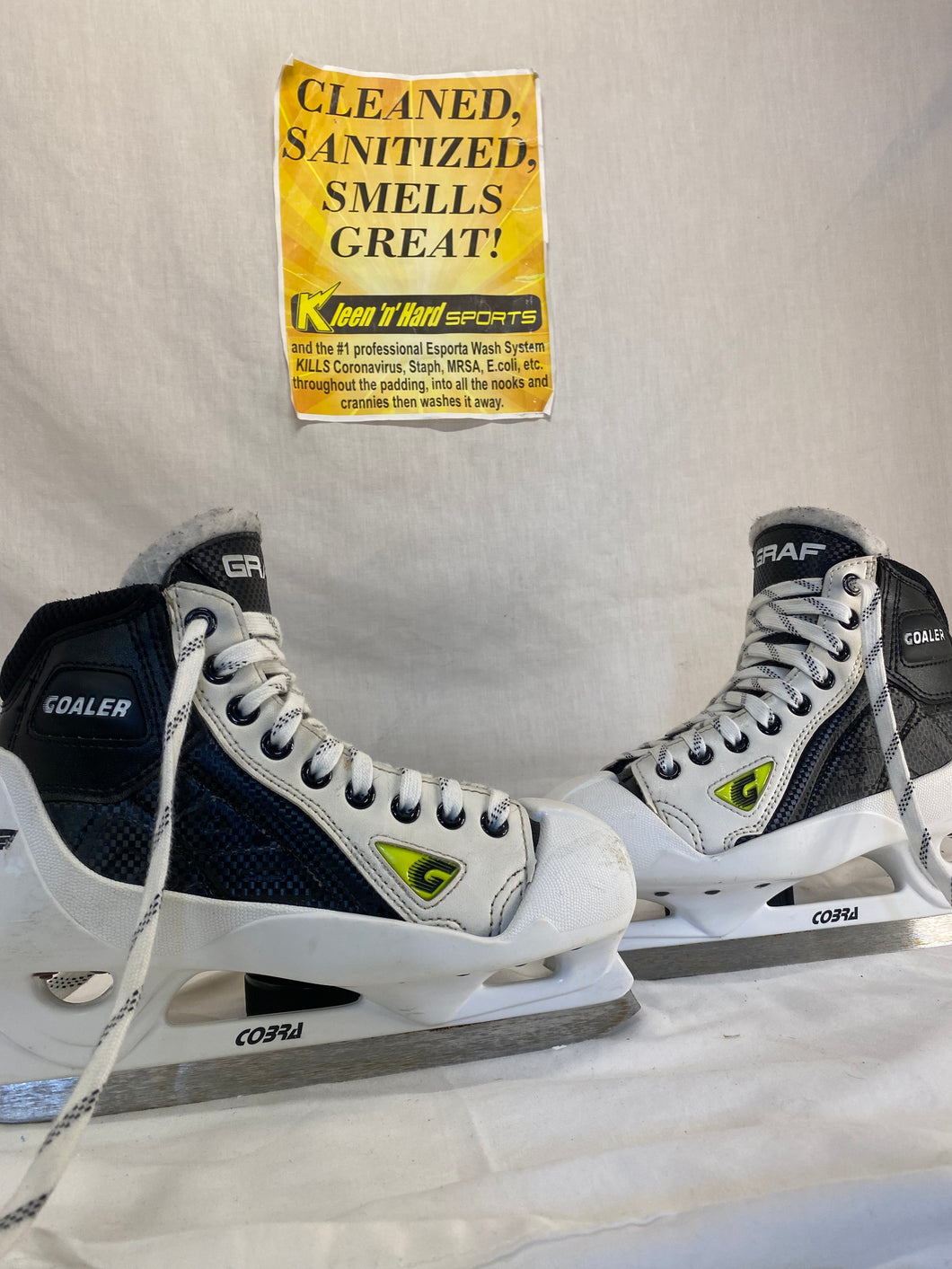 Used Graf Goaler Size 5 D Ice Hockey Goalie Skates – Kleen 'N' Hard Sports