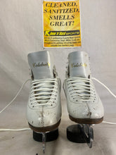 Used Celebrity White Size 4 Figure Skates MK Sheffield Fiesta Steel