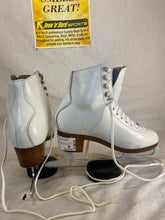Used Celebrity White Size 4 Figure Skates MK Sheffield Fiesta Steel