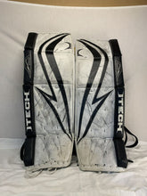 Used Itech GP RX5 Size 30" White/Black Ice Hockey Goalie Leg Pads
